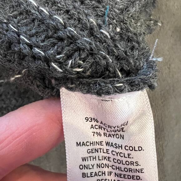 NEW Abound Grey Medium Charcoal Heather Sweater Size Medium - Picture 6 of 10